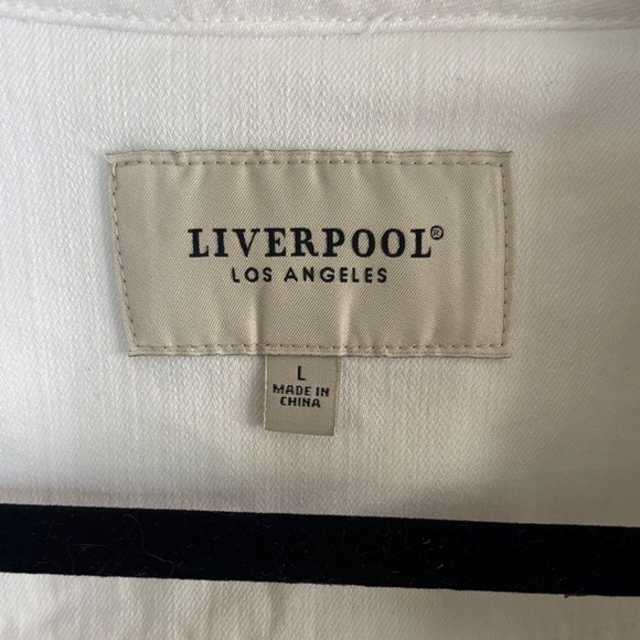 Liverpool Women's White Cropped Blazer - Picture 2 of 7